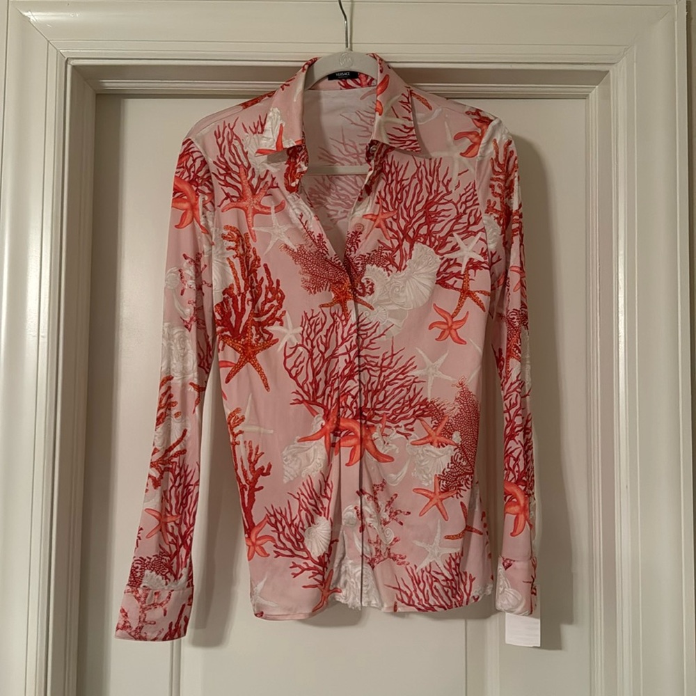 Versace blouse brand new with tags